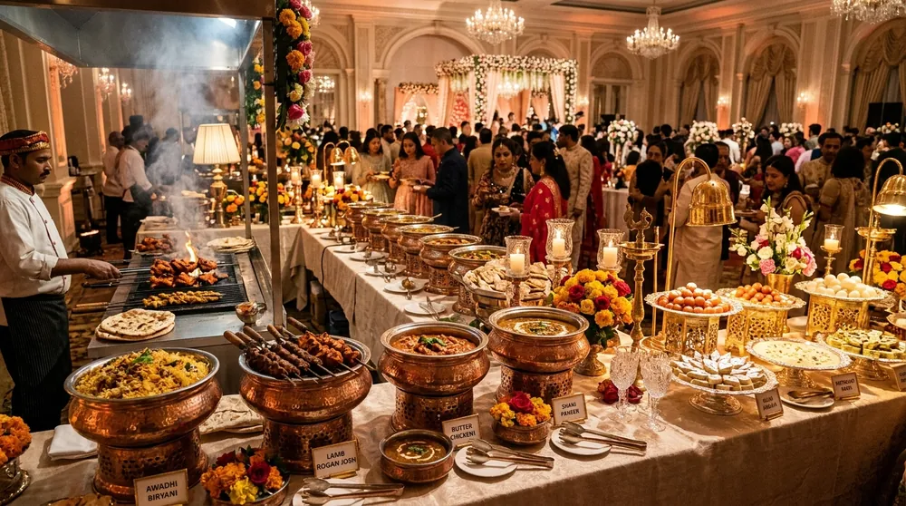 Luxury Royal Indian Banquet Buffet